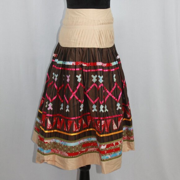 Neiman Marcus Exclusive Colorful Skirt Size 4 - Picture 5 of 6